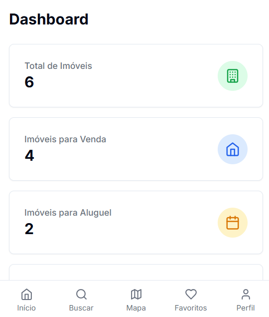 Aplicativo ImobiFácil para corretores de imóveis desenvolvido em Natal RN